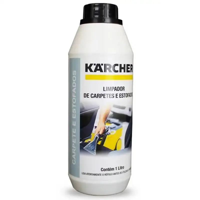 Detergente limpador para carpetes e estofados 1 litro rende 40 litros Karcher
