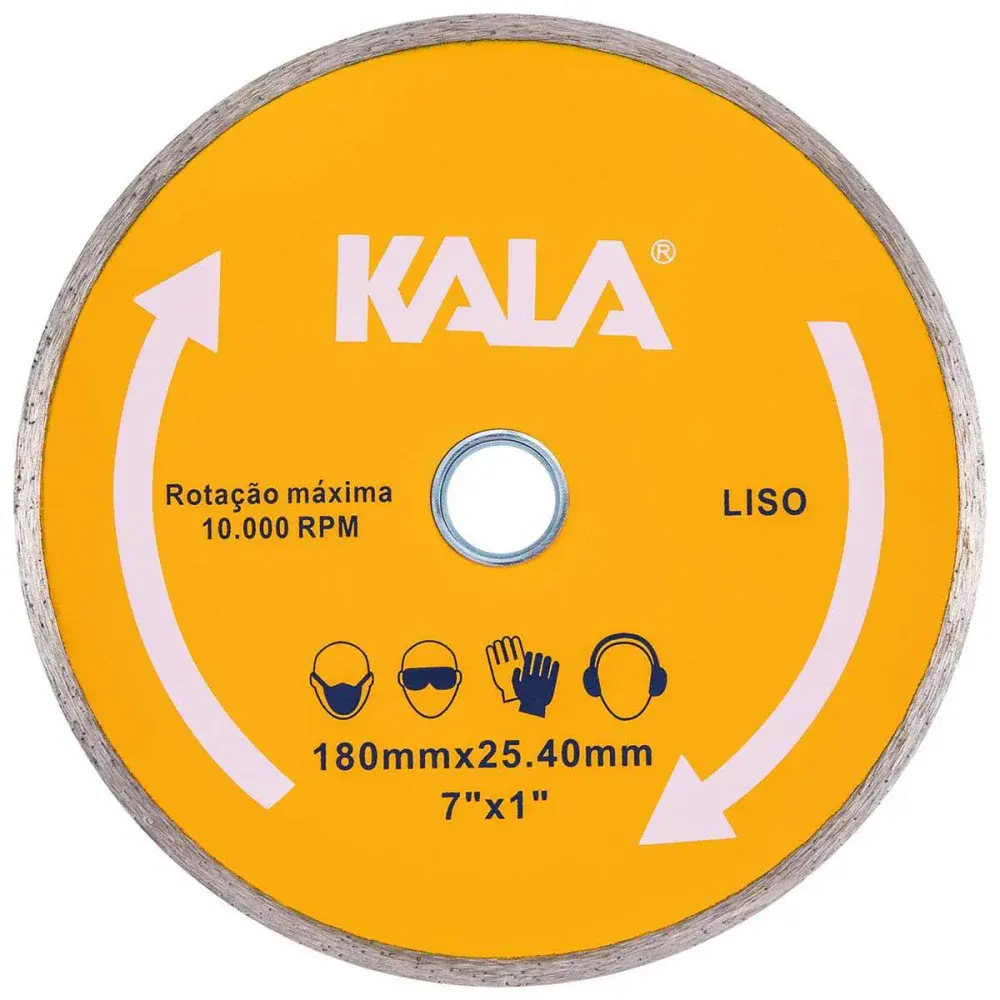 Disco diamantado liso 180X25,4M Kala — fotografia de referência