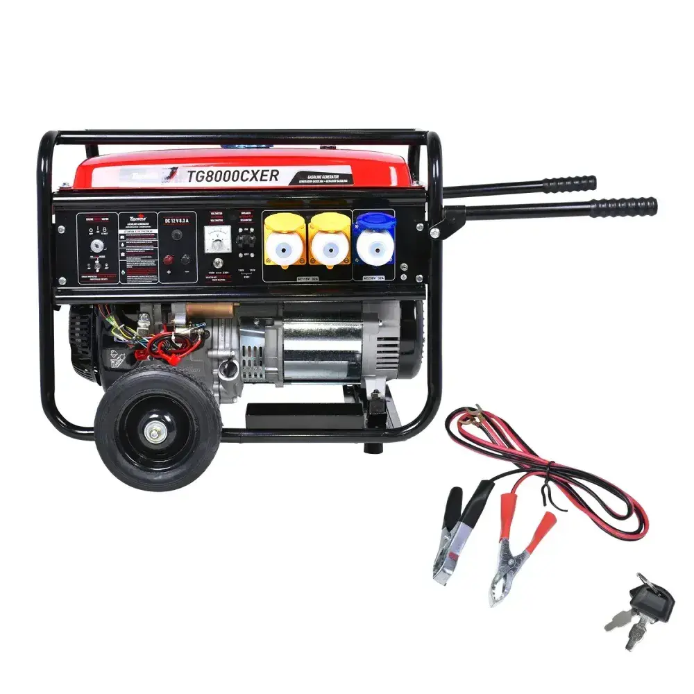 Gerador a gasolina pe 420CC 7,2KVA 3600RPM biv TG8000CXER Toyama — fotografia 6