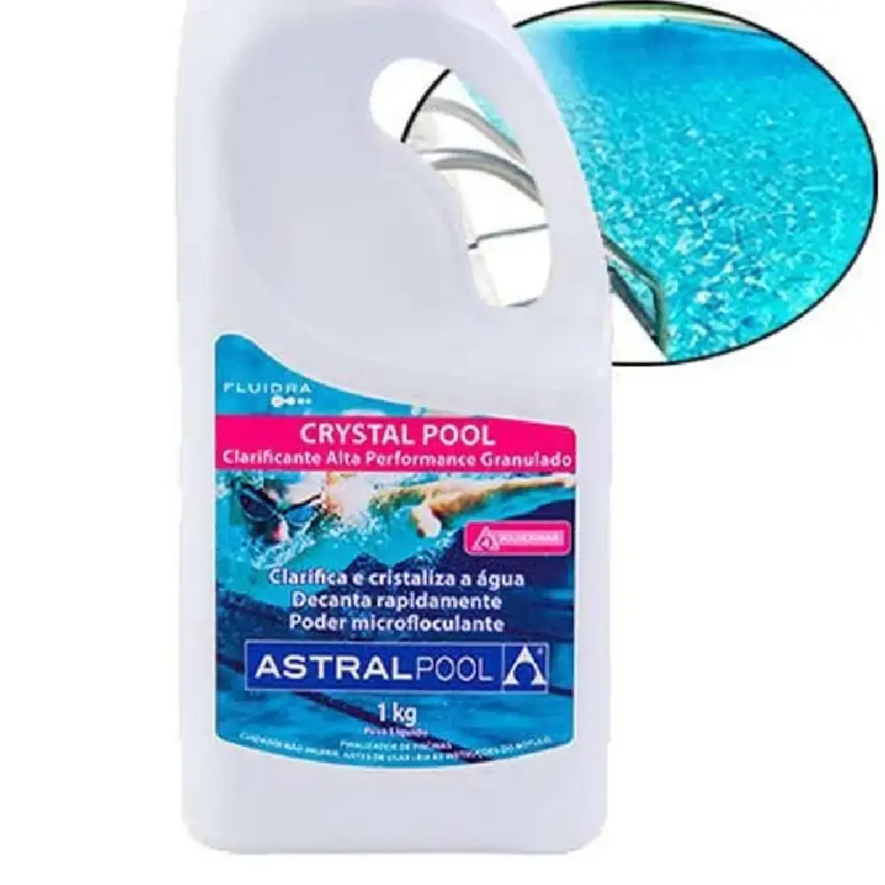 Cloro Piscina Balde 10 kg com Floculante Clarificante 1 kg FLUIDRA — fotografia 5