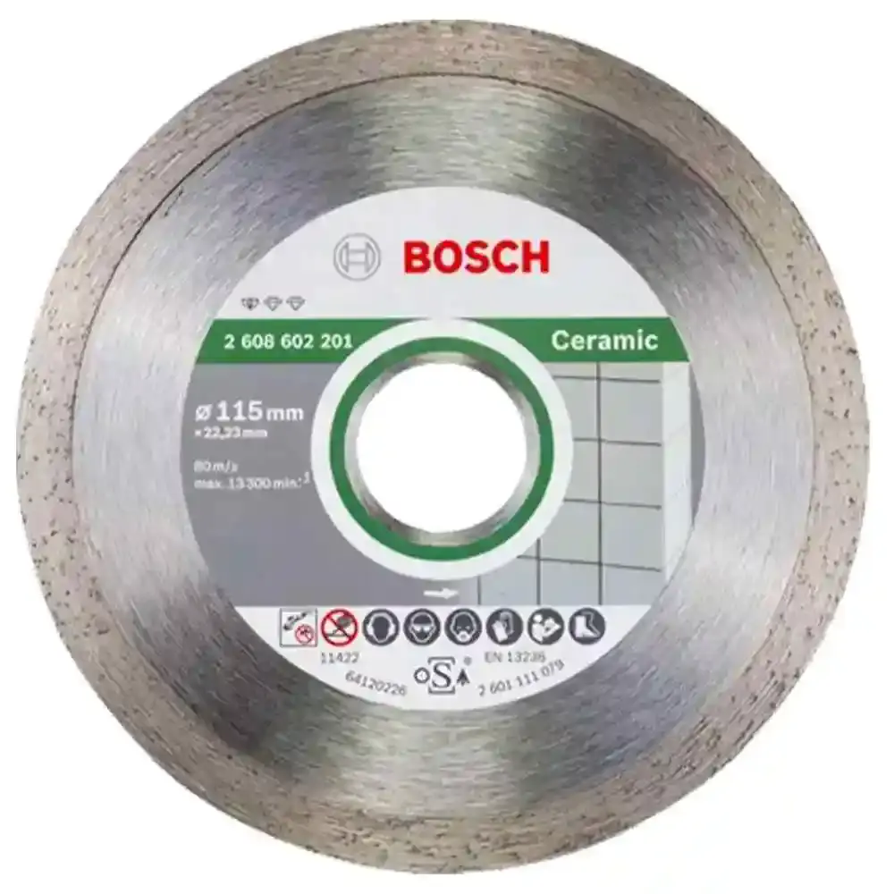 Disco diamantado 4.1/8 polegadas turbo para cerâmica Bosch — fotografia de referência
