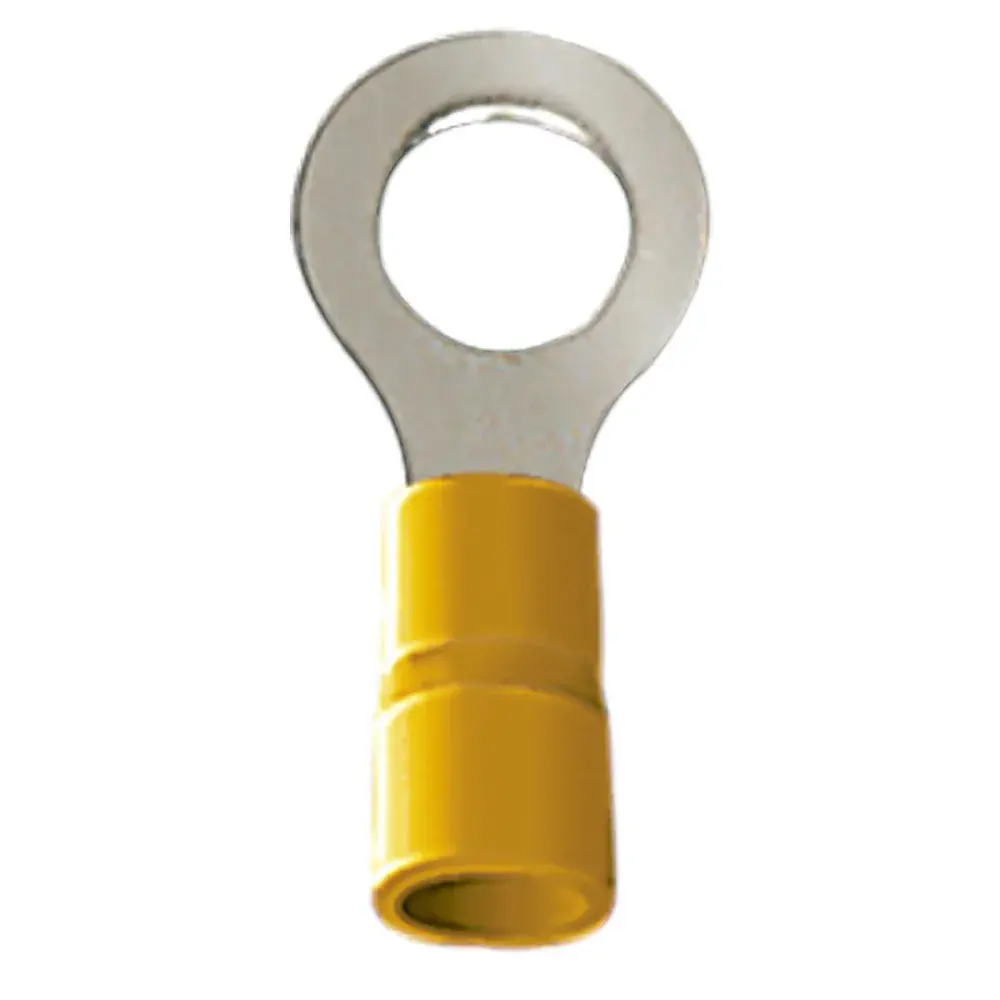 Terminal pré-isolado 4X6MM amarelo Intelli 100 peç — fotografia de referência