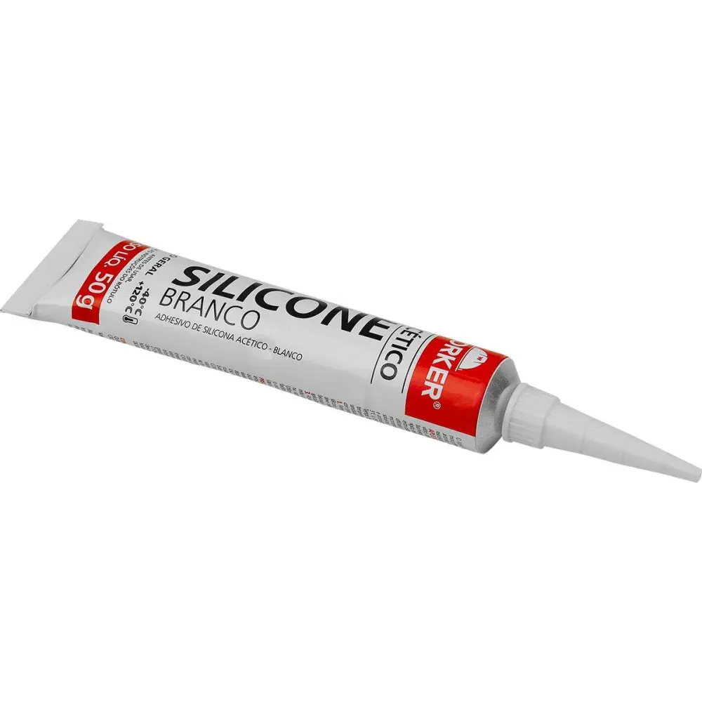 Silicone acético branco 50G Worker — fotografia 3
