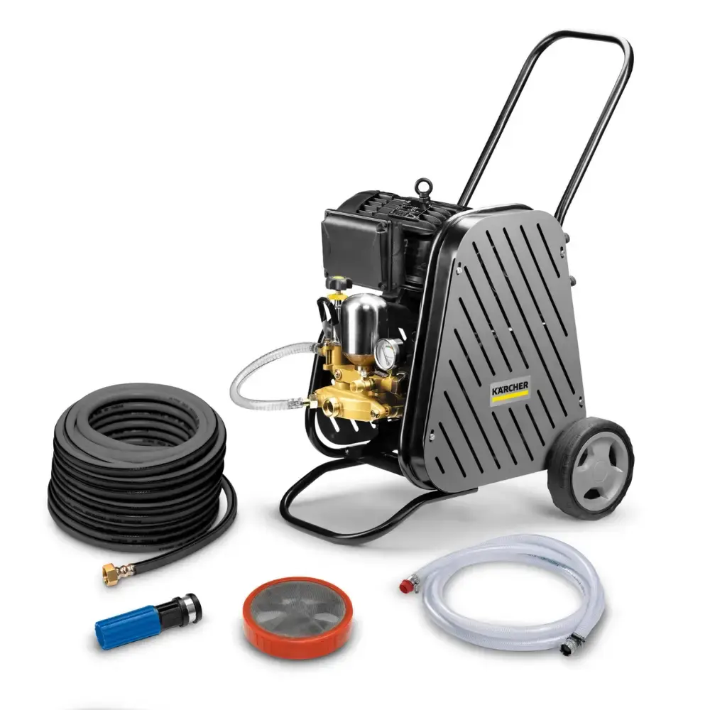 Lavadora industrial de alta vazão HF 2400 l/h 3CV 580 PSI 220V Karcher — fotografia de referência