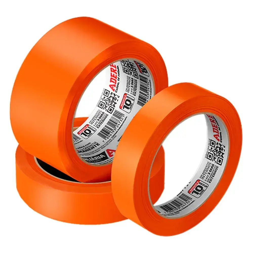 Fita crepe A128 laranja 45MMX50M Adere — fotografia 6