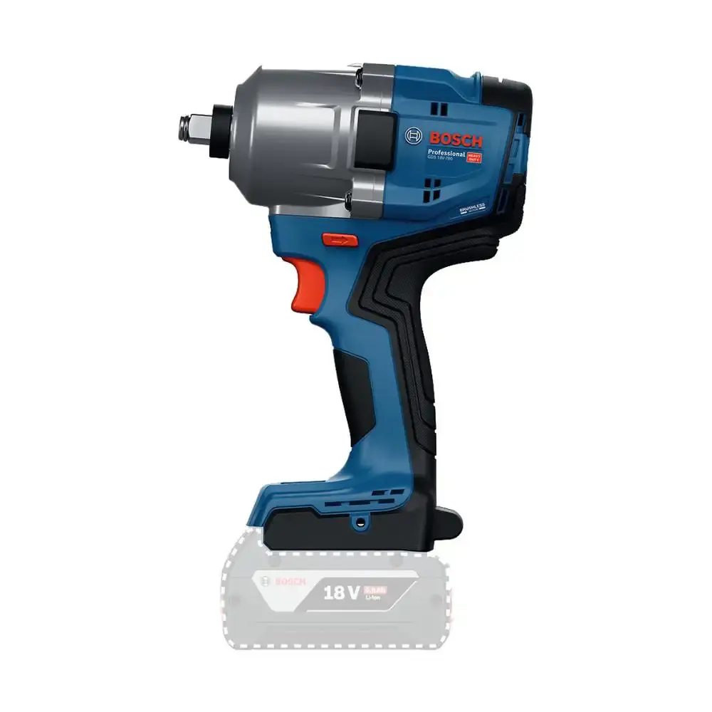 Chave de impacto GDS 18V-780 18V 2 baterias 5,0AH/CARREGADOR Bosch — fotografia 3