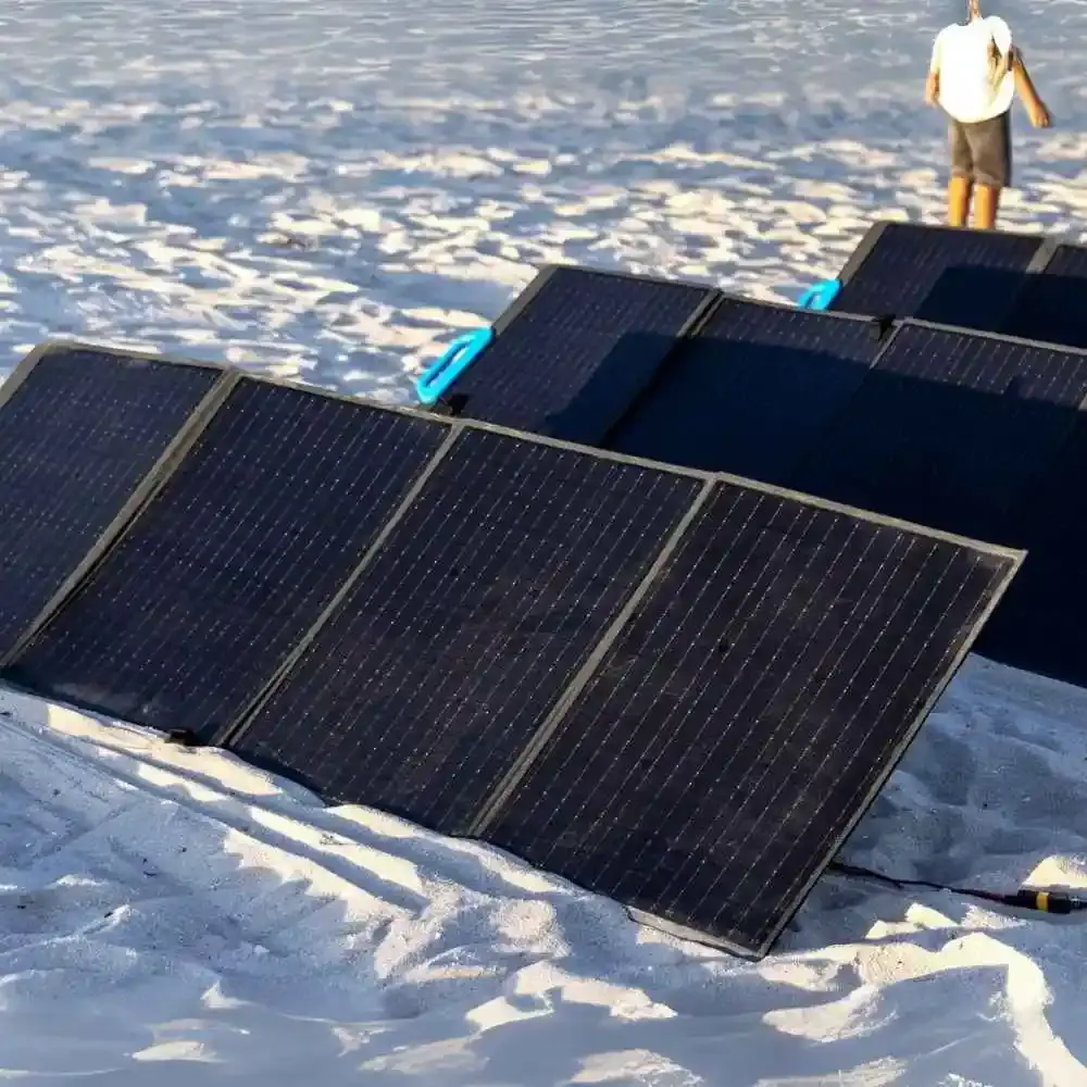 Painel solar 200W para gerador e estação de energia PV200D Bluetti — fotografia 9