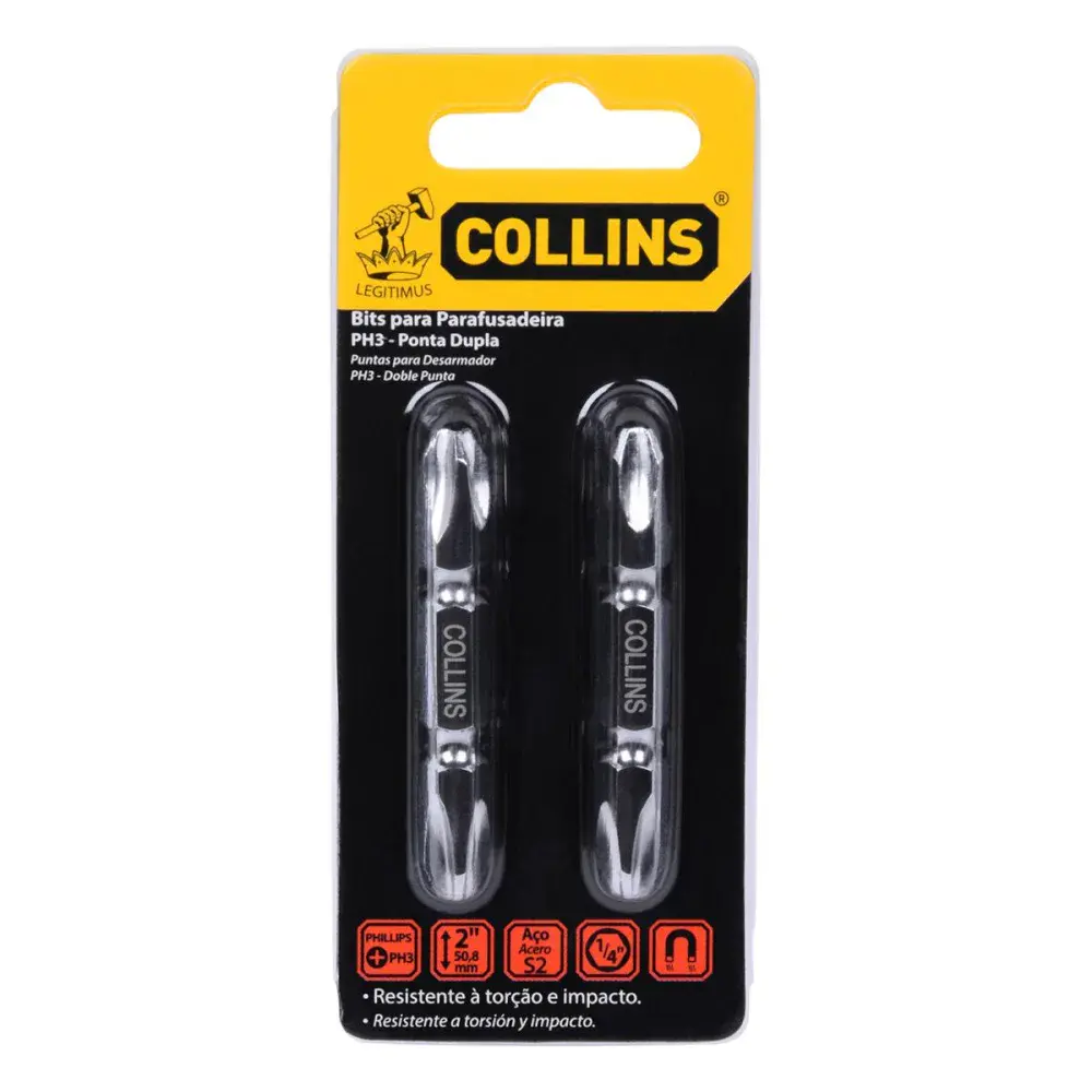 Bits PH3 1/4 ponta dupla e phillips 50MM Collins — fotografia 3