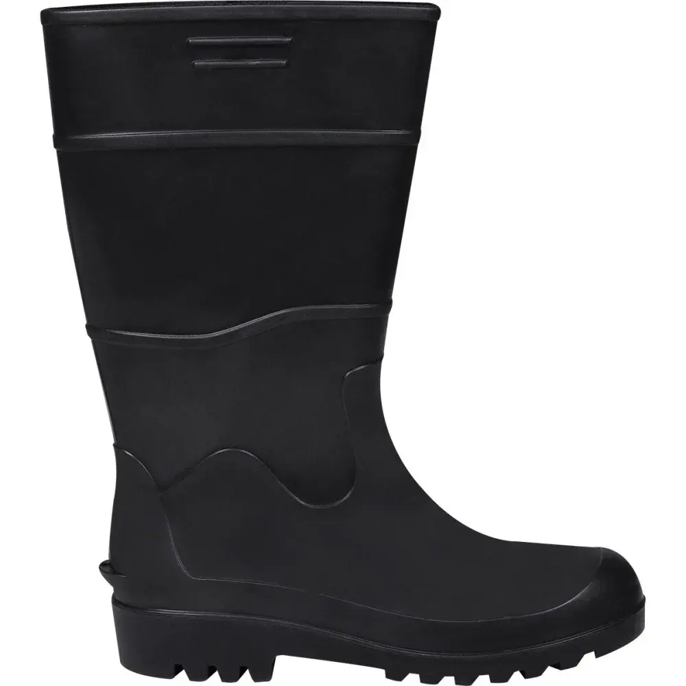 Bota pvc preta cano longo sem forro N°39 Worker — fotografia 4