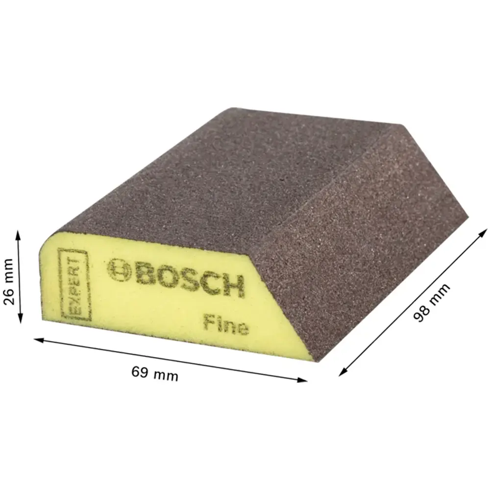 Esponja abrasiva expert S470 69X26X97MM fine Bosch — fotografia 2