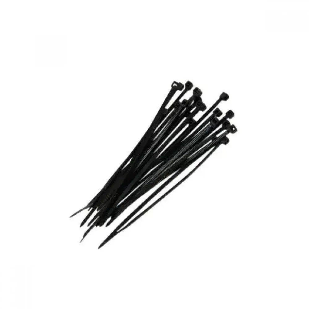 Abraçadeira de nylon 2,5X120MM preta 100 peç Worker — fotografia 2