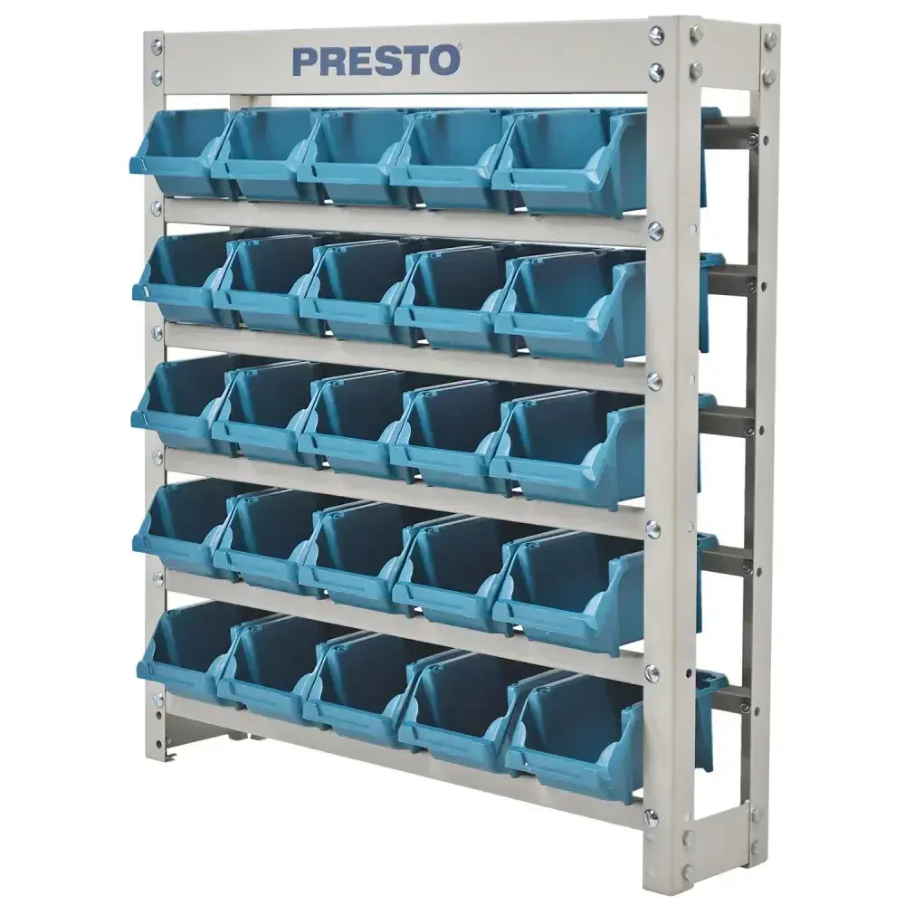 Estante organizadora azul 25 gavetas N°3 8338A Presto — fotografia de referência