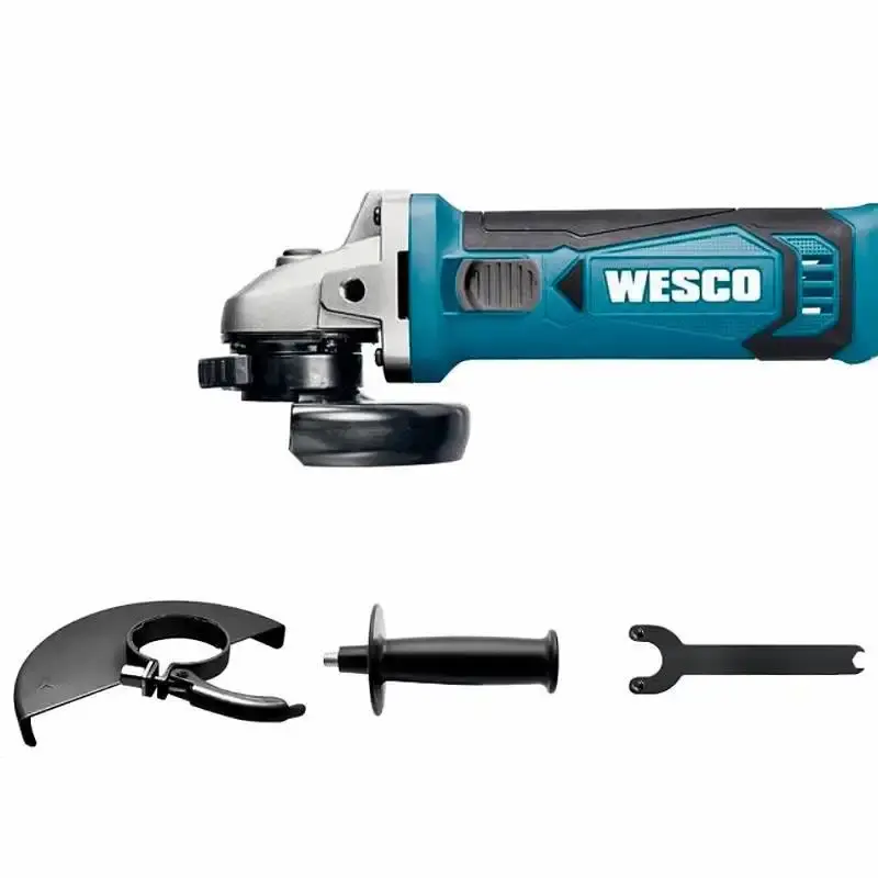 Esmerilhadeira angular à bateria 4.1/2 pol sem carregador e bateria WS2941.9 Wesco — fotografia 5