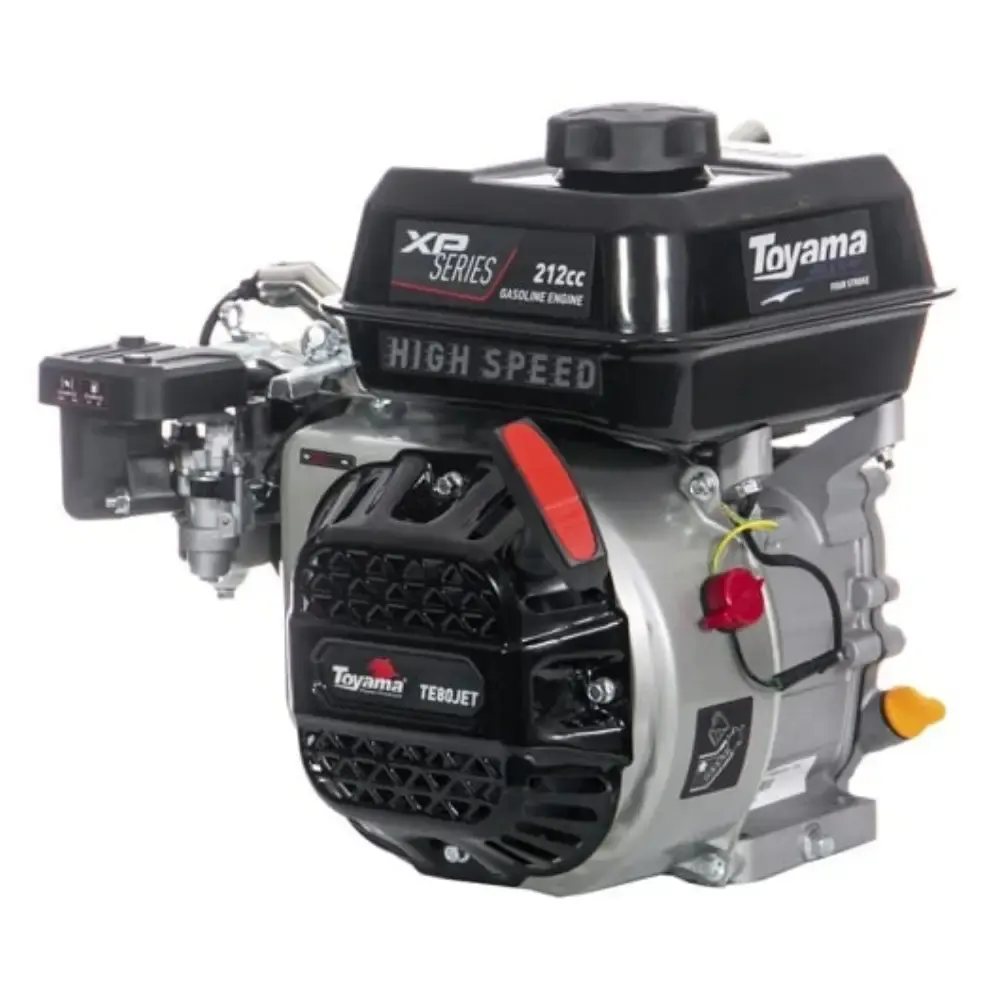 Motor gasolina 8 HP 4 tempos partida manual para rabeta TE80JET-HS-XP Toyama — fotografia 3