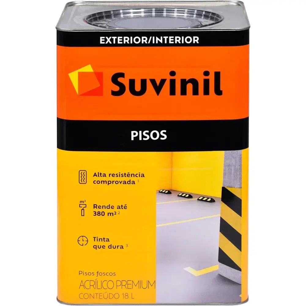 Tinta para piso cinza 18L da Suvinil — fotografia 4