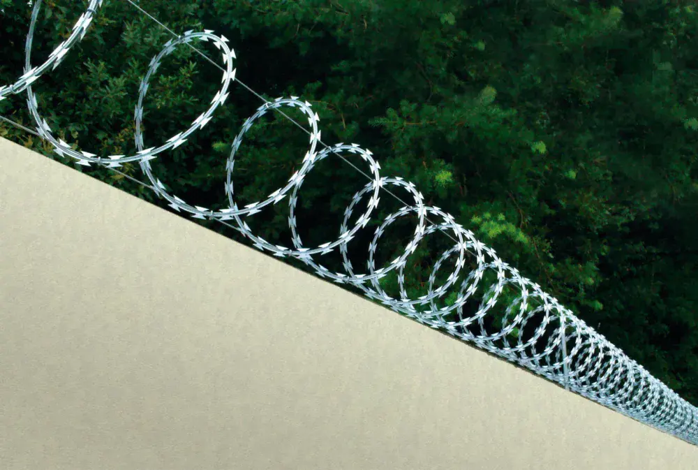 Concertina protetor perimetral 300MMX8M simples Acerosid — fotografia 7