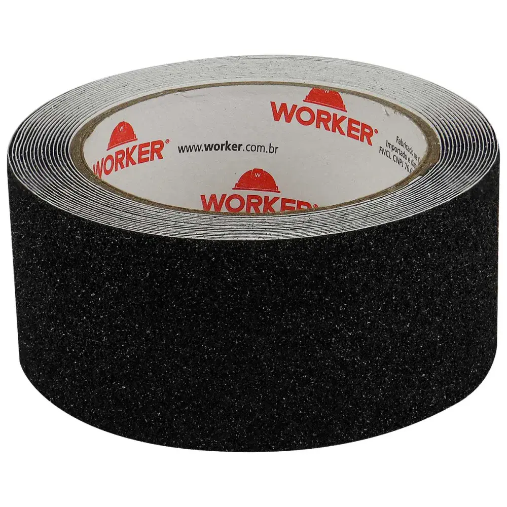 Fita antiderrapante 50MM x 5M preta Worker — fotografia 5
