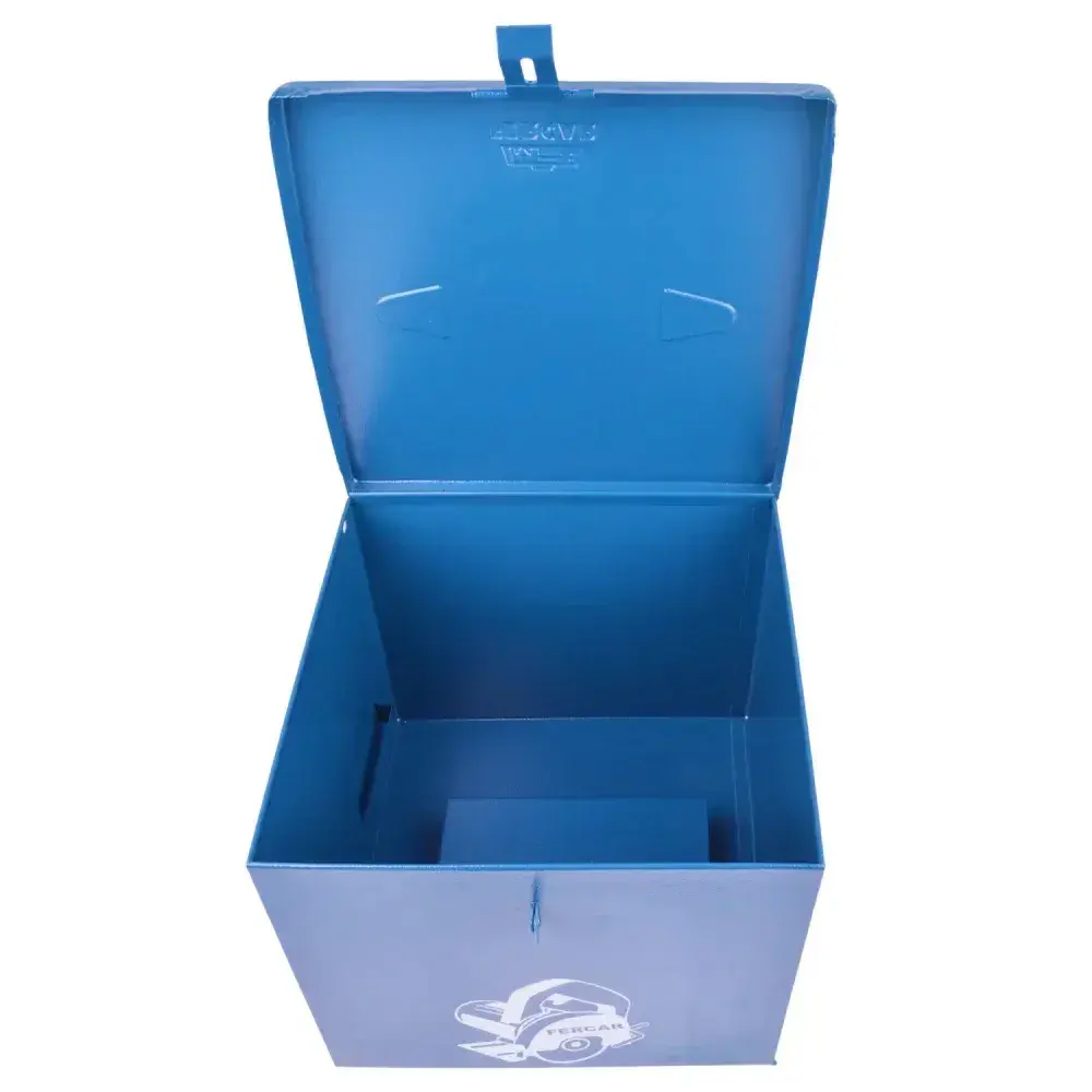 Caixa de metal para serra mármore 24X24X21CM 12 Fercar — fotografia 9
