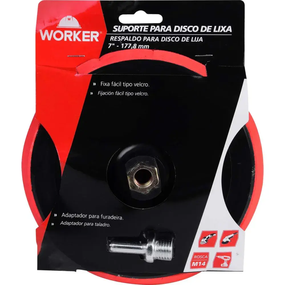 Suporte para disco de lixa 7” - 177,8MM Worker — fotografia 6