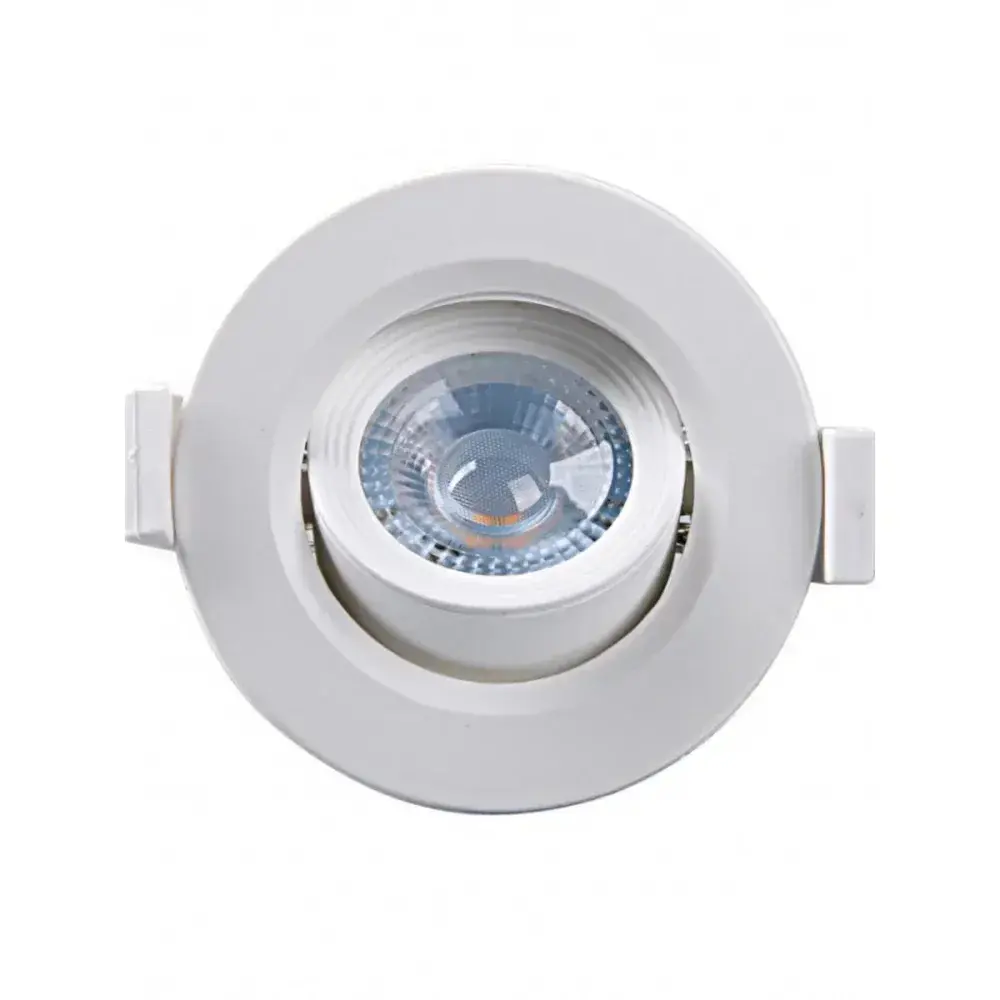 Spot led embutir 5W MR16 alltop redondo 3000K biv Taschibra — fotografia 2
