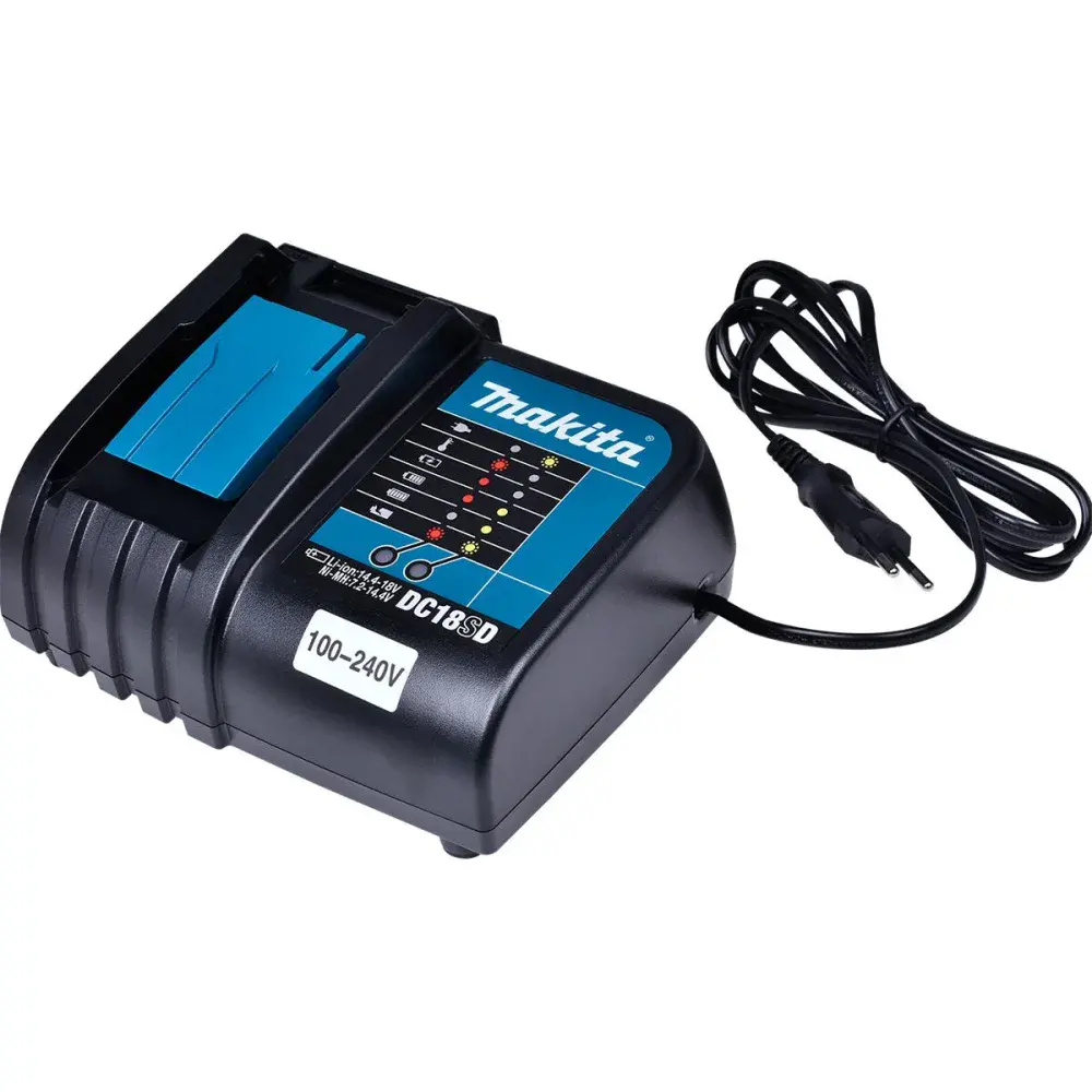 Kit parafusadeira/furadeira imp DHP453+DCL180Z 18V Makita — fotografia 4