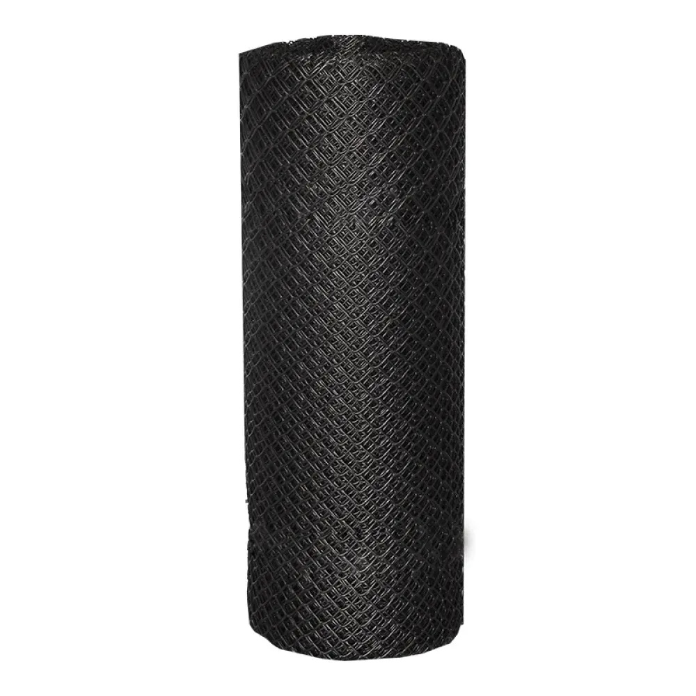 Tela para viveiro plástico preto 1,50X50MM tecelagem roma