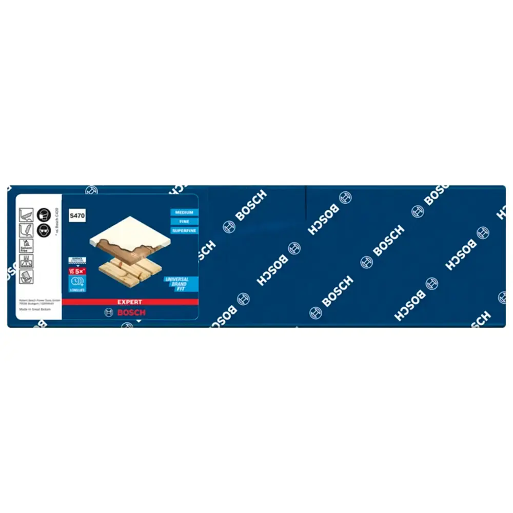 Esponja abrasiva expert S473 98X13X120MM medium Bosch — fotografia 4