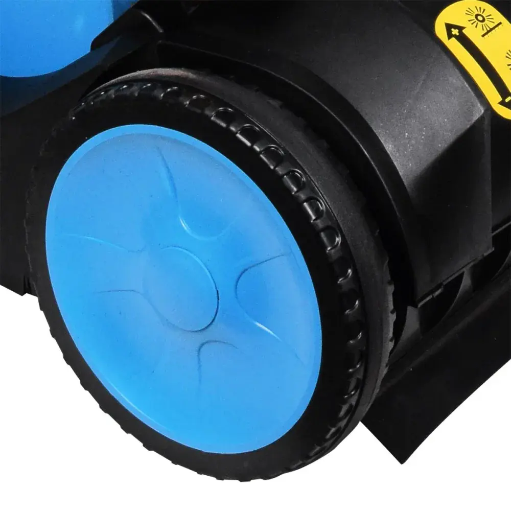 Varredeira manual para piso com 3 escovas 40L azul Kala — fotografia 5
