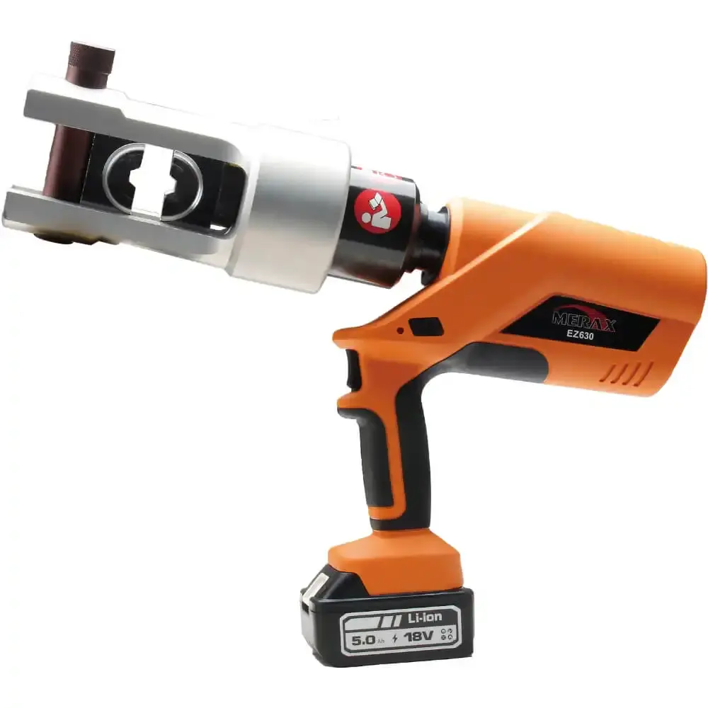 Alicate crimpador a bateria 18V 630 MM EZ630 Merax — fotografia 4