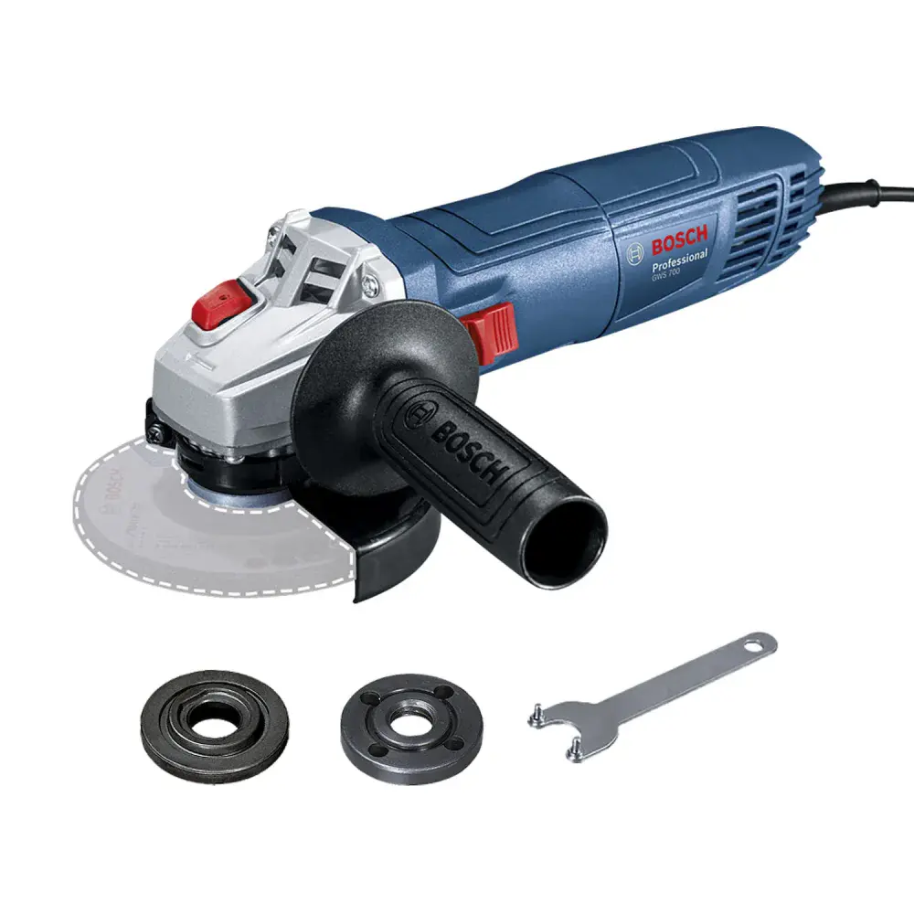 Esmerilhadeira angular gws 700 4.1/2" 710WATTS Bosch