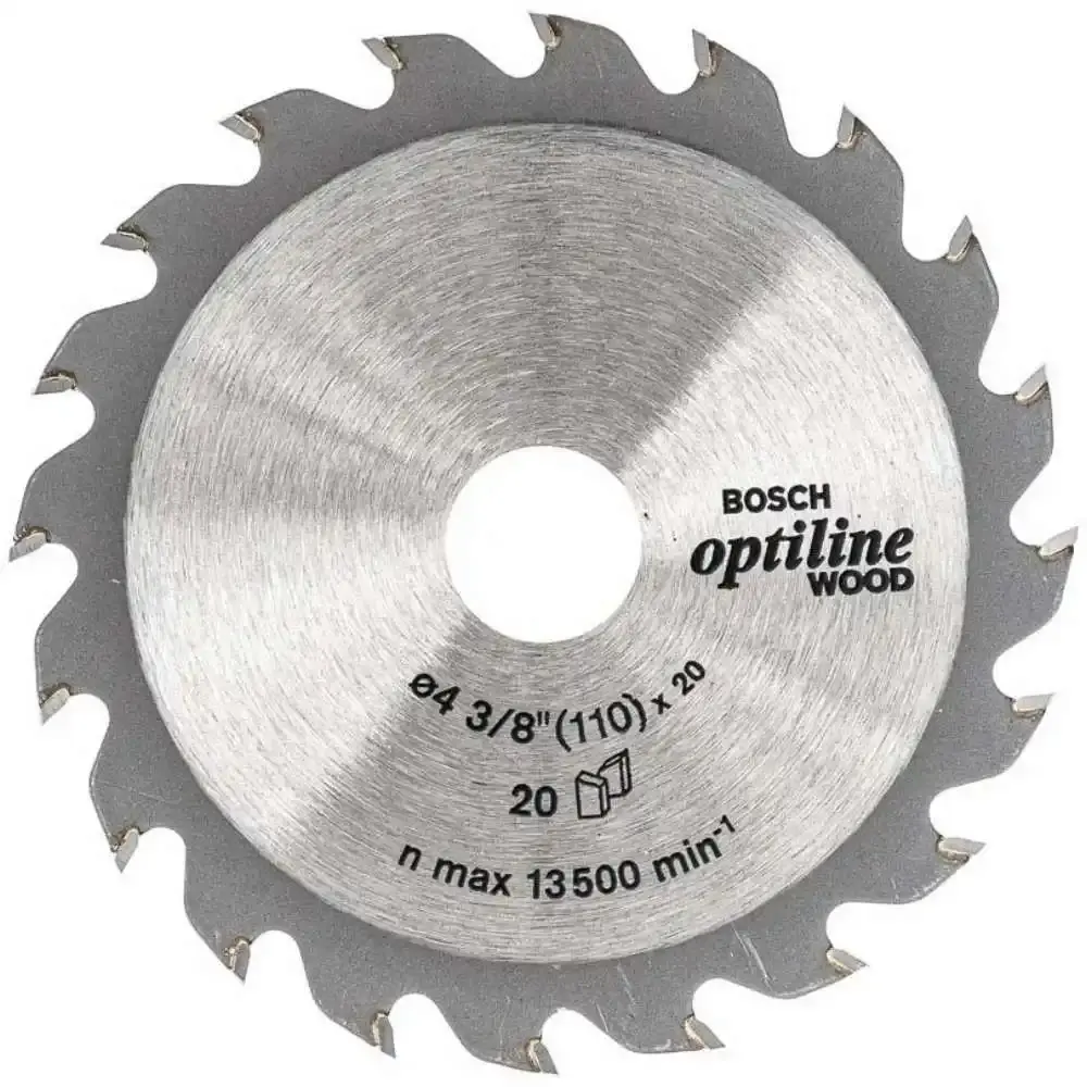 Disco de corte optilinewood 110X2,0MM 20 dentes Bosch — fotografia de referência