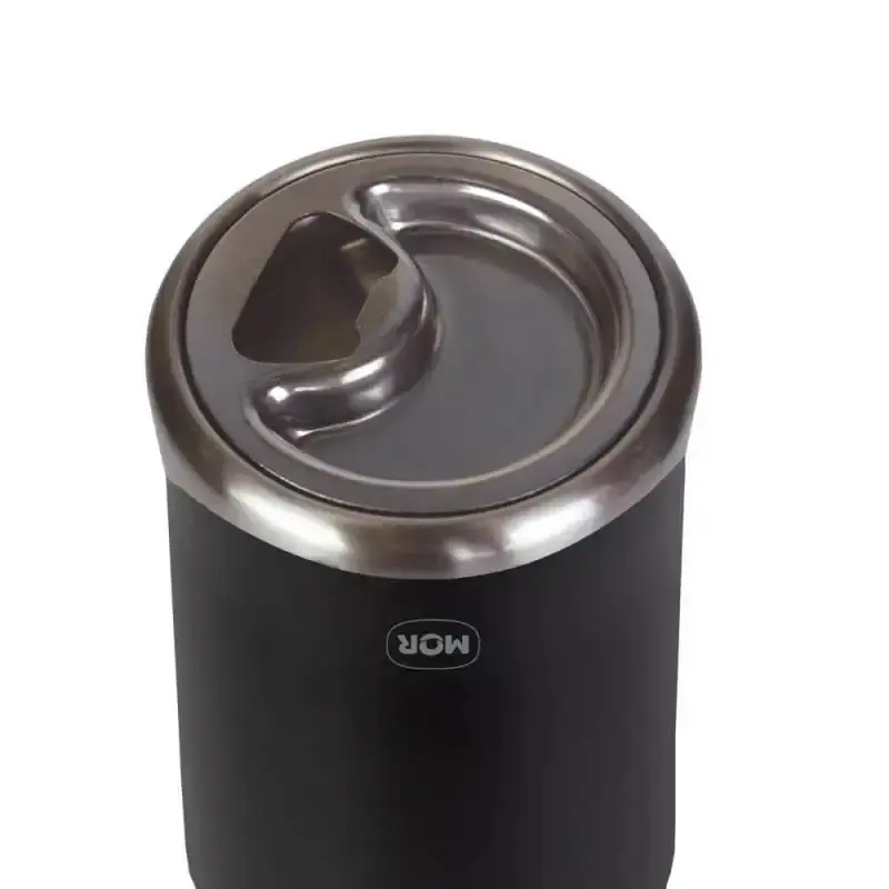 Copo Térmico de Cerveja Preto 700 ML c/ Tampa e Abridor - Conserva até 26h - MOR — fotografia 6