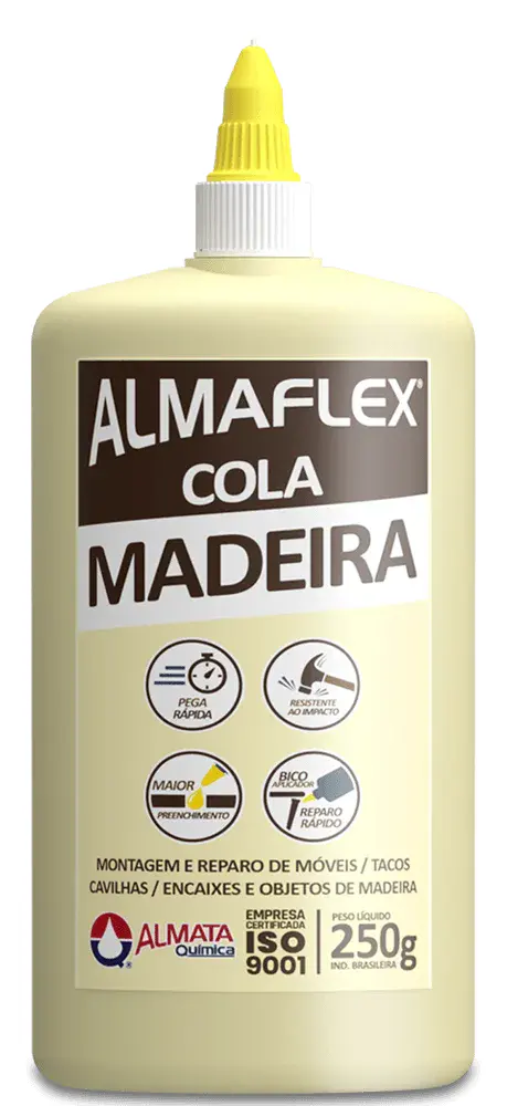 Adesivo cola madeira 250G Almata — fotografia de referência
