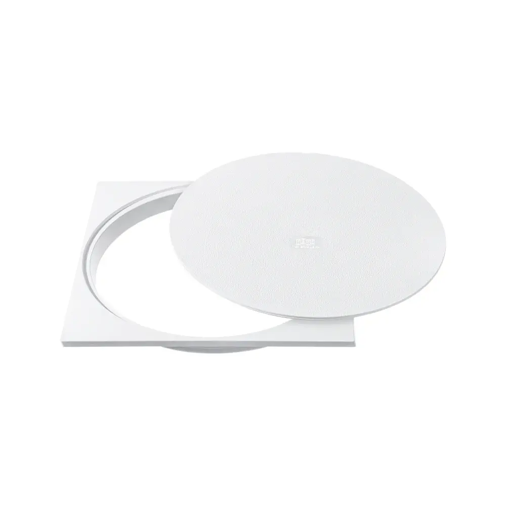 Conjunto tampa e porta grelha quadrada caixa 250MM Herc — fotografia de referência