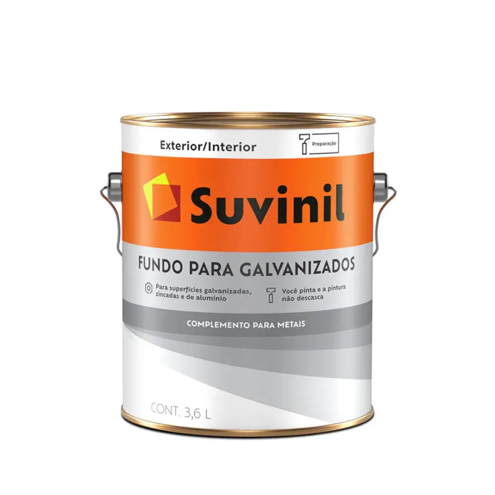 Tinta para fundo galvanizados 3,6L Suvinil — fotografia de referência