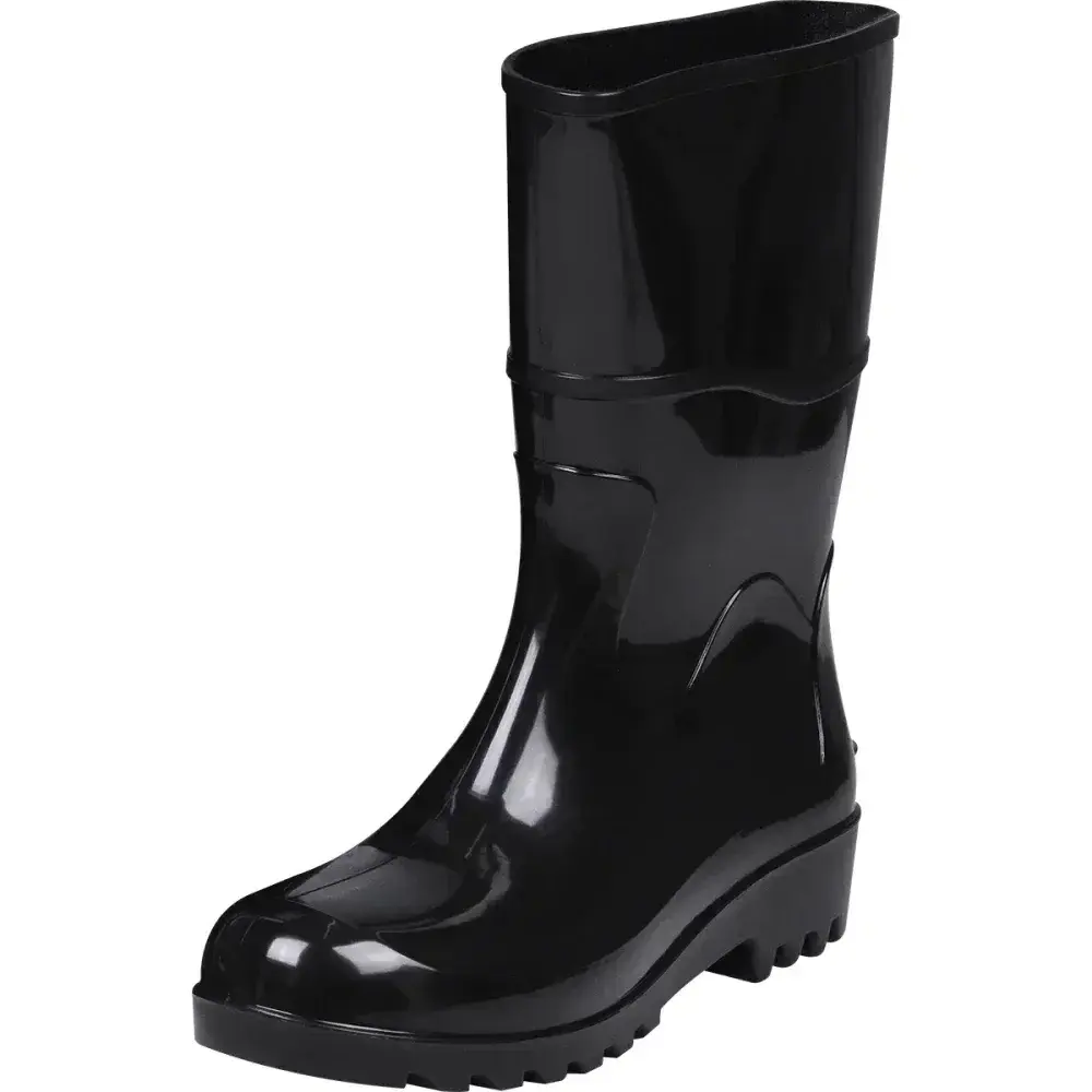 Bota pvc preta cano médio com forro N°40 Worker — fotografia 6