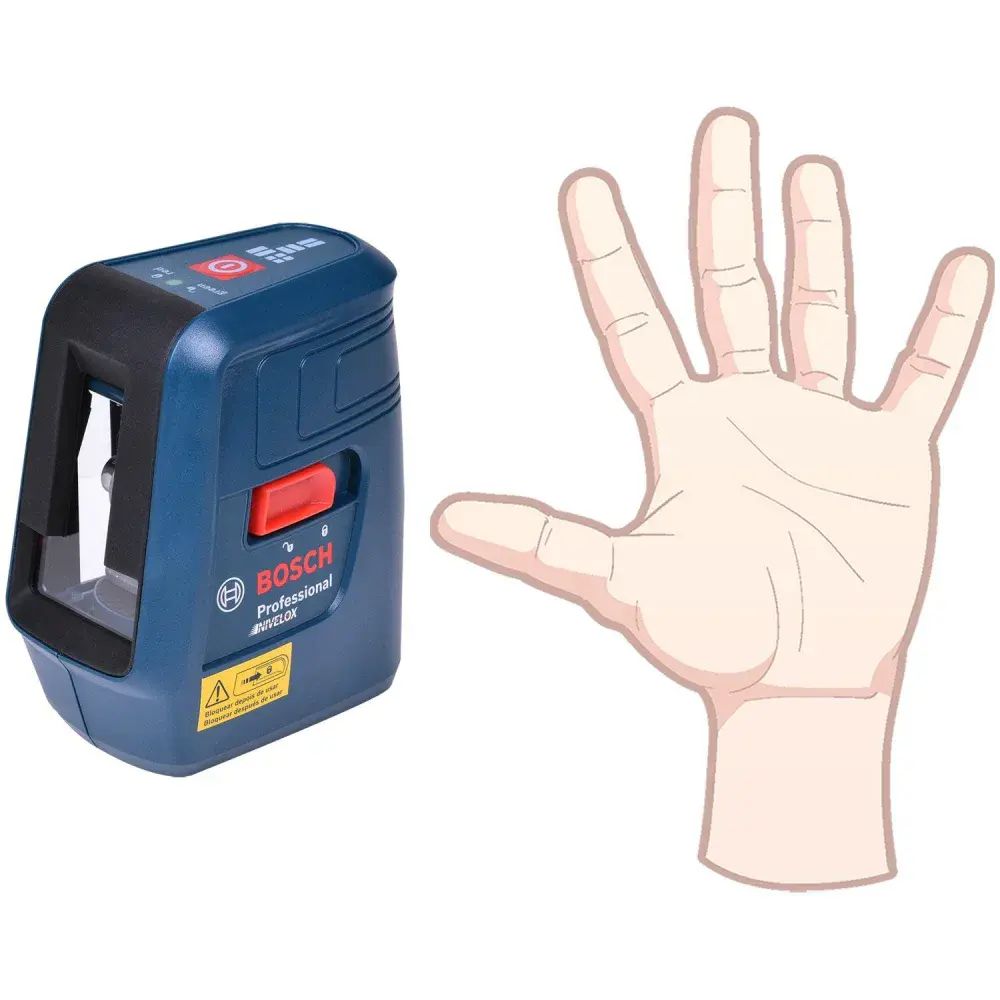 Nível laser GLL3X 635NM 15M com tripé Bosch — fotografia 8