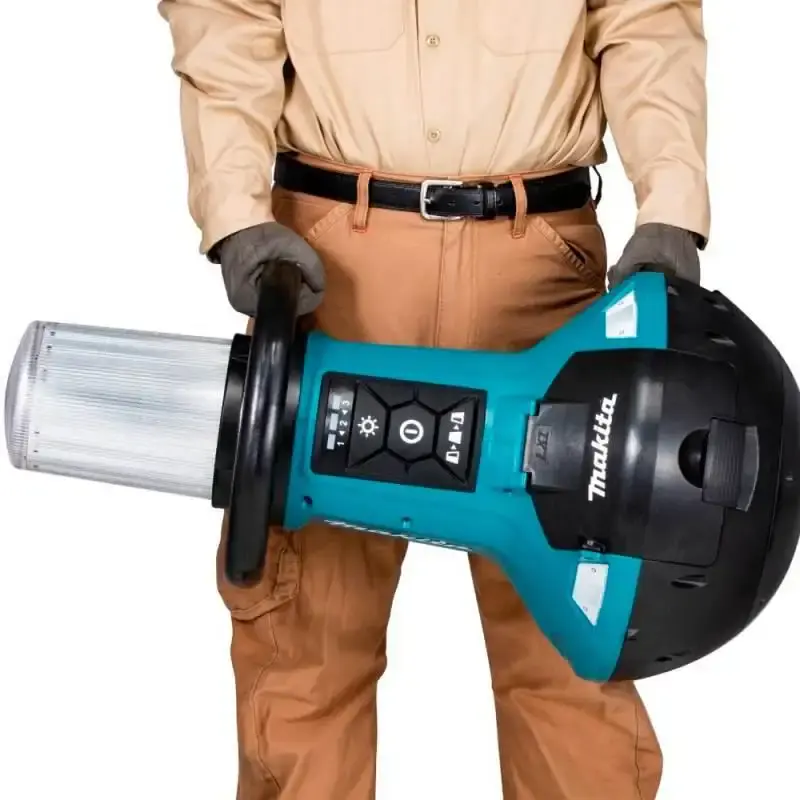 Lanterna Refletor Híbrida 5500 Lúmens para Área de Trabalho DML810 s/ Bateria MAKITA — fotografia 5