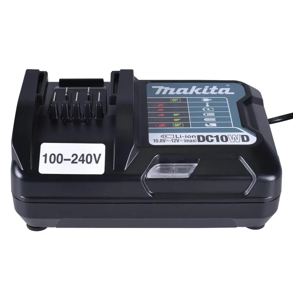 Carregador de bateria ion de lítio 12V bivolt - DC10WD Makita — fotografia 4