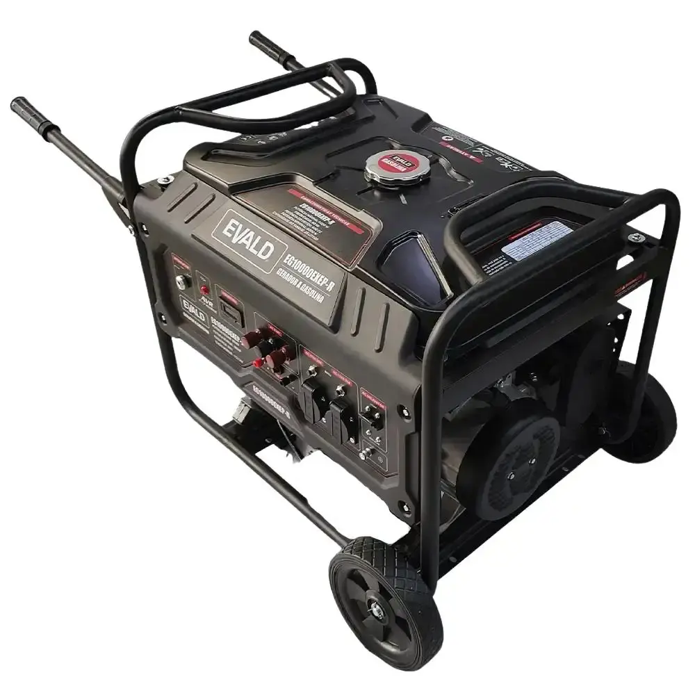 Gerador gasolina 9 KVA partida elétrica bivolt EG10000EXEEP-R Evald — fotografia 3
