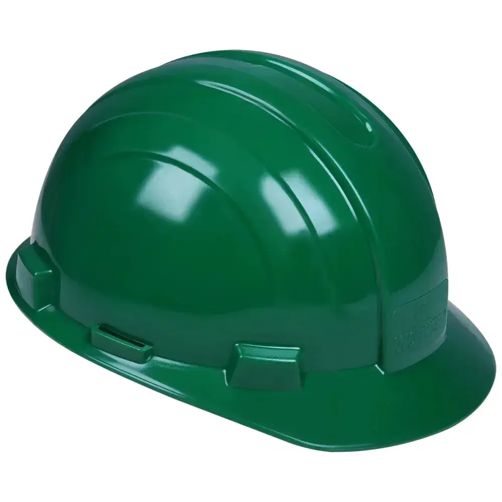 Capacete de proteção industrial verde modelo max Worker — fotografia 6