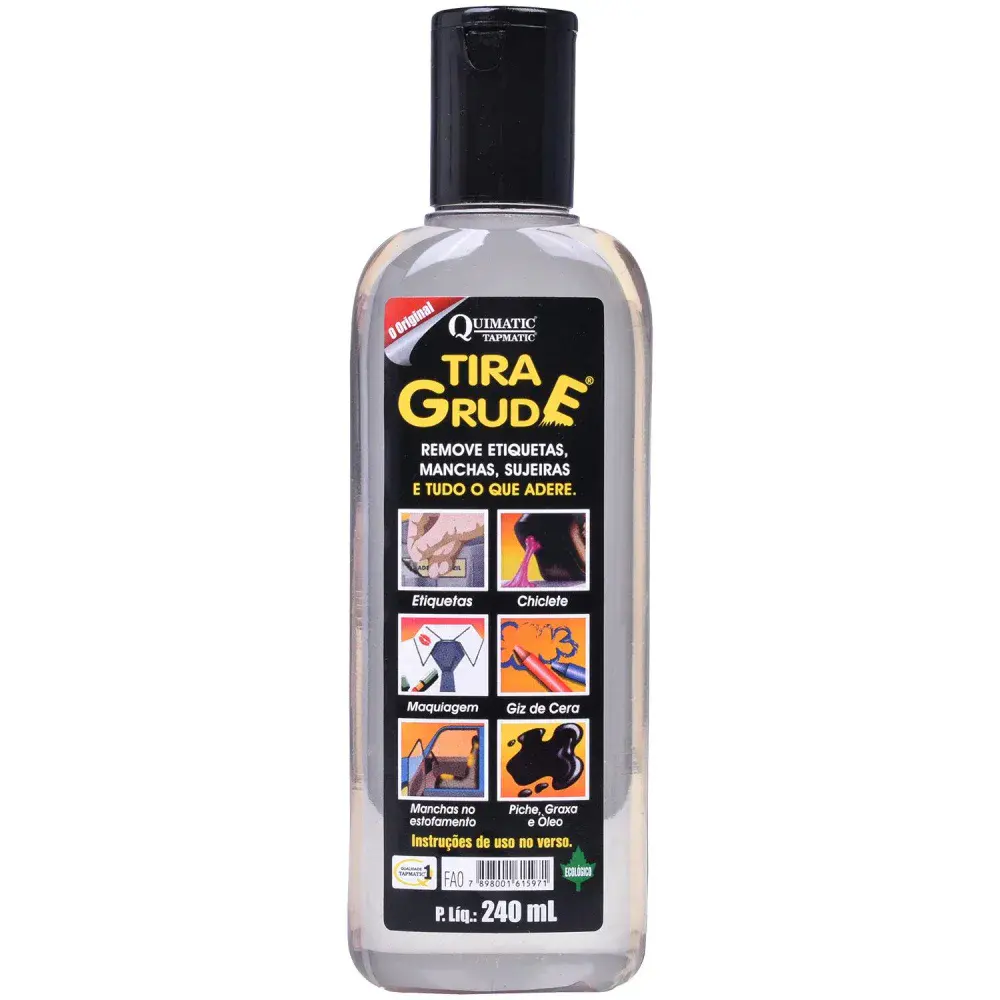 Removedor de etiquetas e pegajosidades 240ML quimatic Quimatic Tapmatic