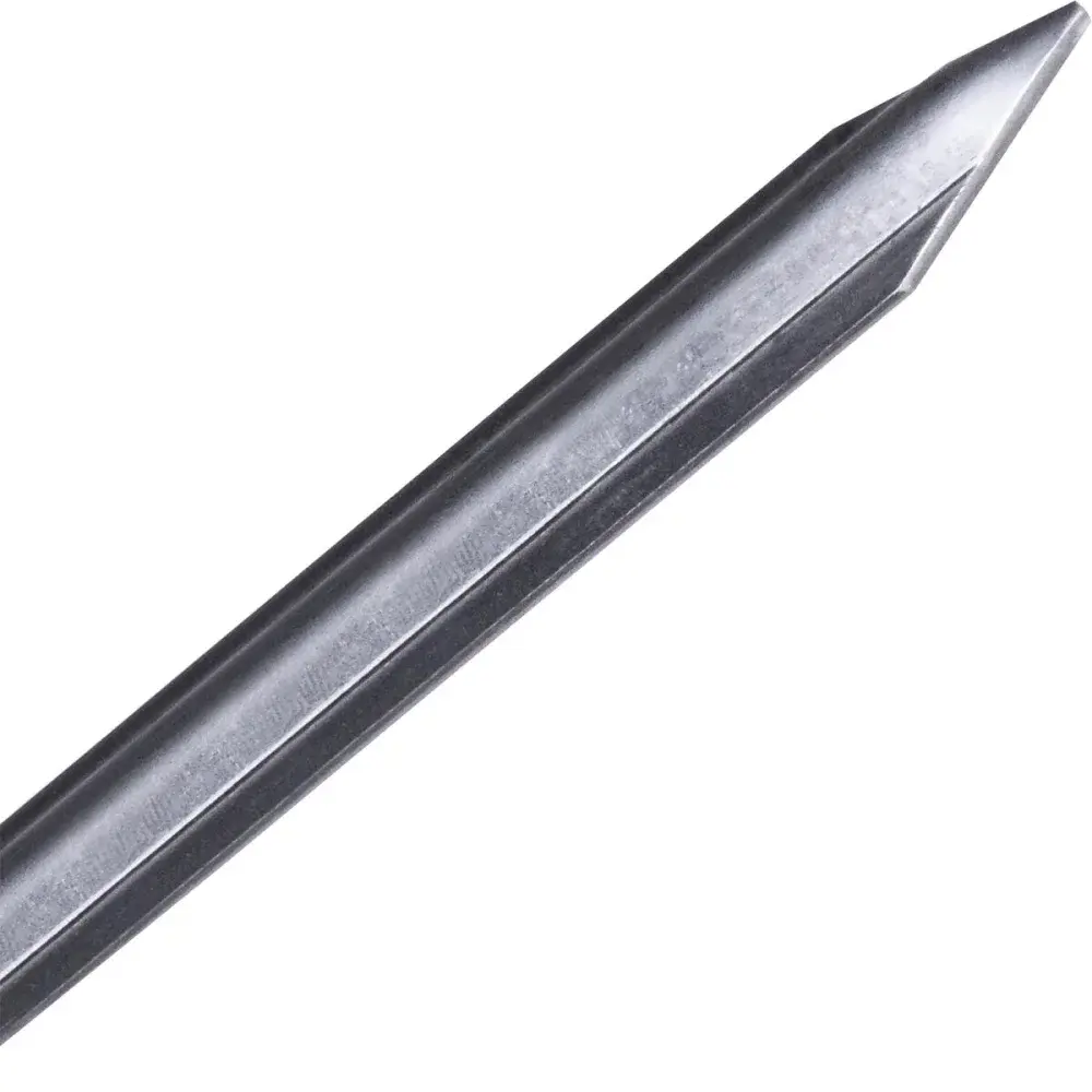 Espeto simples em aço inox com cabo de madeira 75CM Kala — fotografia 3