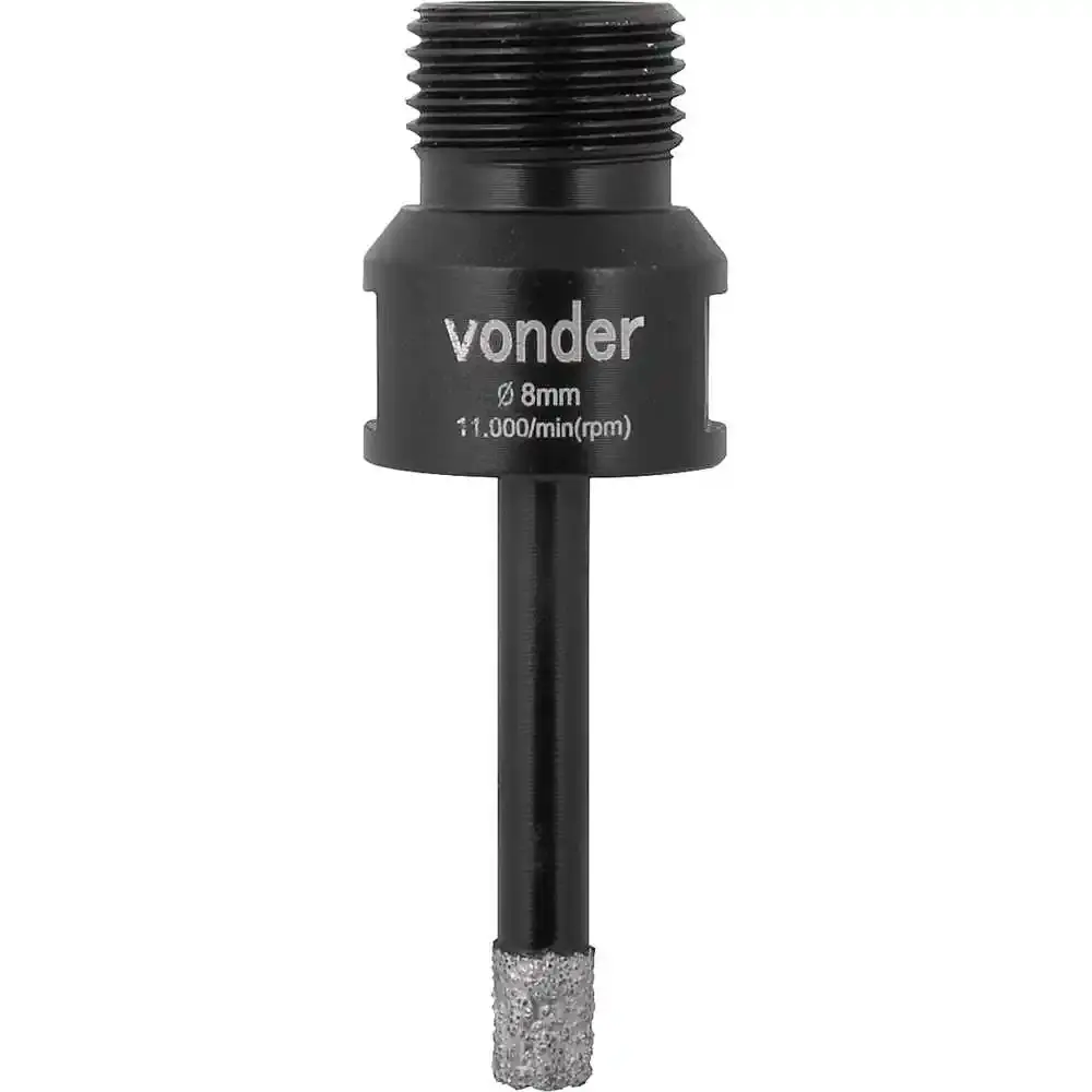 Serra copo diamantada 8MM para esmerilhadeira Vonder — fotografia 3