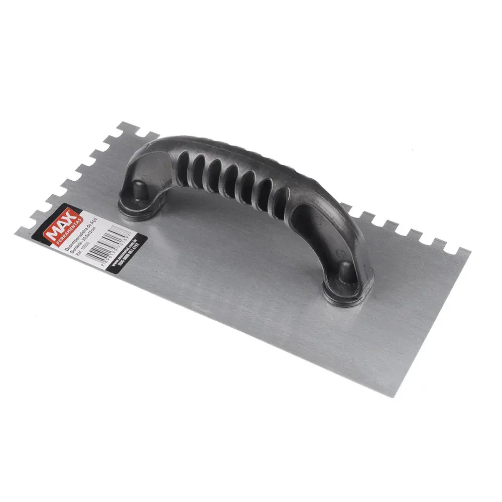 Desempenadeira aço max metalúrgica 25,5X12 dent cb plas