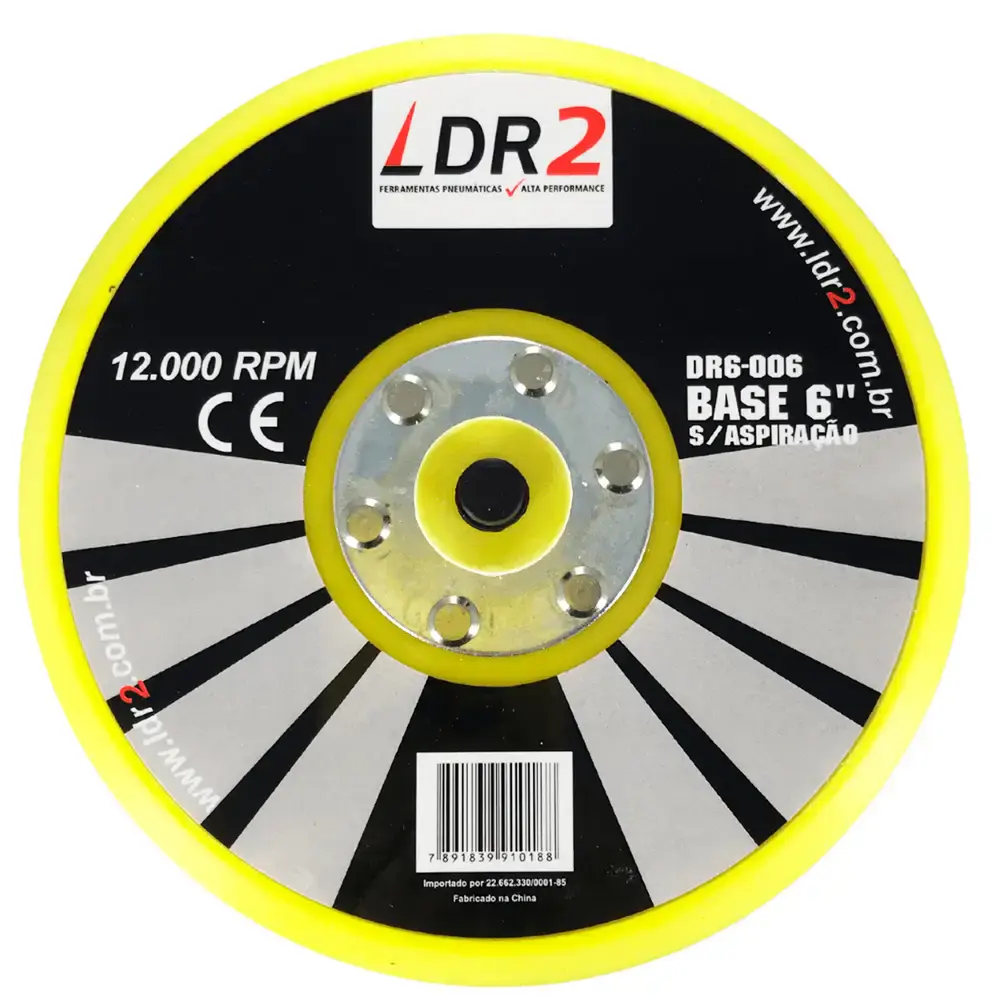 Base para lixadeiras 6 POL DR6 006 Ldr2 — fotografia de referência