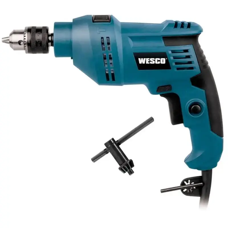 Furadeira de impacto 3/8 POL 550W profissional WS3173 Wesco + kit 10 brocas 110 V — fotografia 2