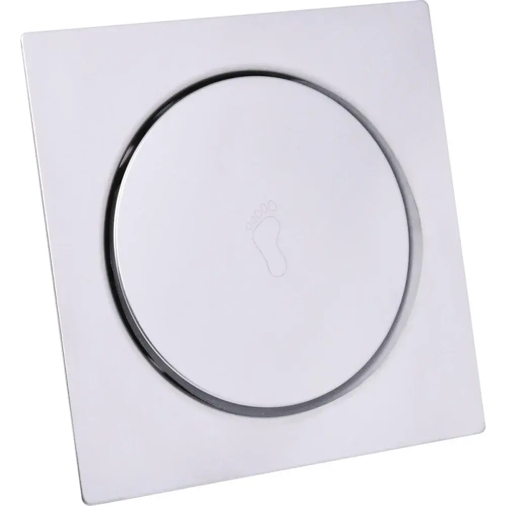 Ralo click quadrado em aço inox 9,5X9,5CM Liege — fotografia 3