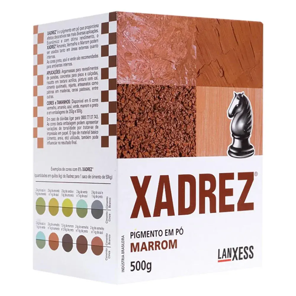 Pó rez 500G marrom Xadrez