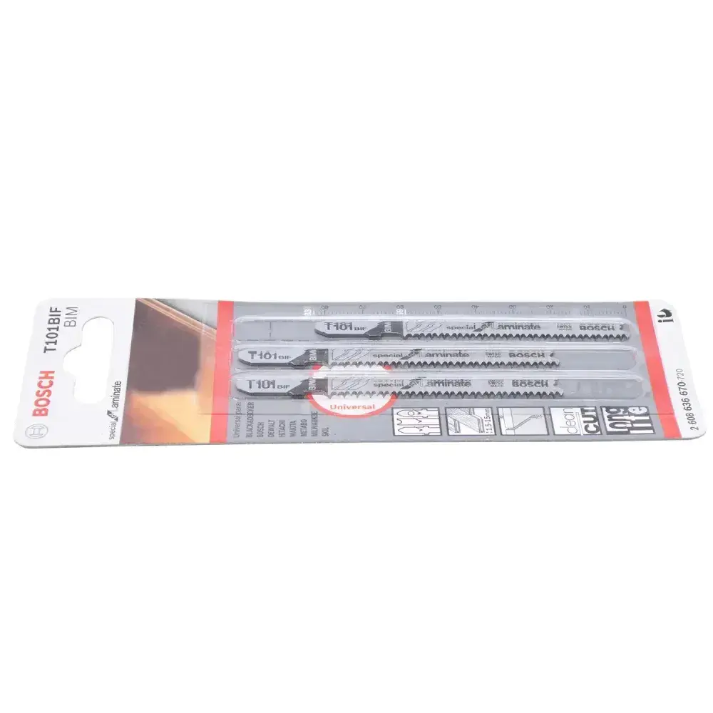 Lâmina de serra tico-tico special for laminate T101BIF Bosch - 3 peç — fotografia 10